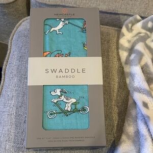 Kids Blue Swaddle Blanket